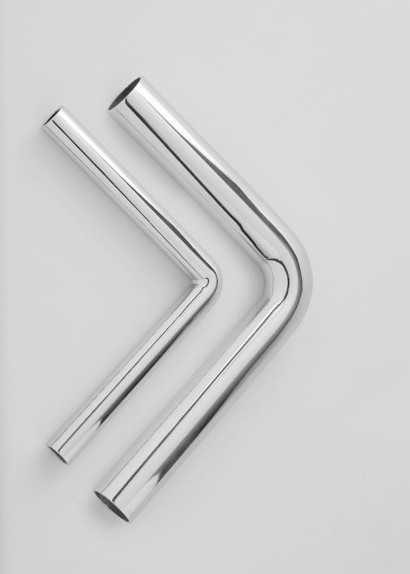 Two bent tubes with very tightbanding radii